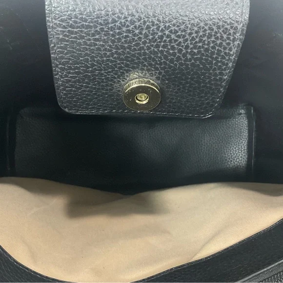 Nanette Lepore Myles Scarf Black Shoulder Bag Brand New - Picture 10 of 11